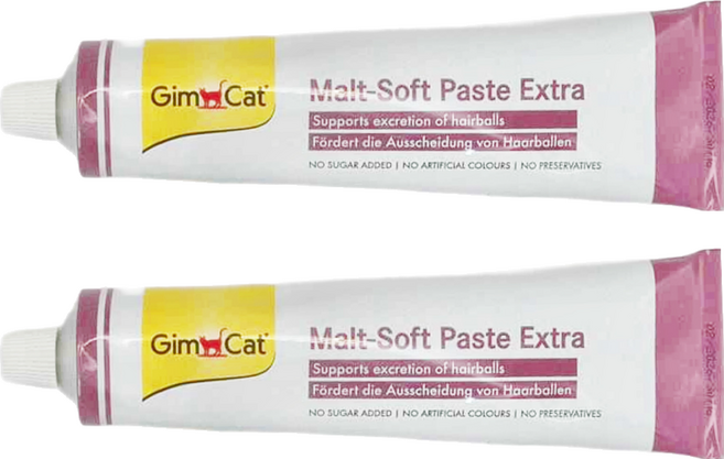 GimCat 麥芽化毛膏 專業版, 200g, 皮膚/皮毛+腸道健康, 2條