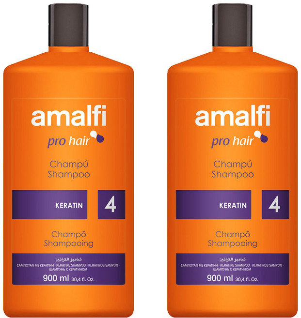 amalfi 摩洛哥堅果油 護色修護專業洗髮精, 900ml, 2瓶