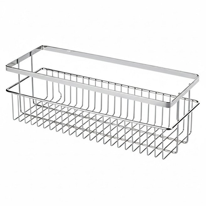 spider loc 免鑽孔浴室置物架附不鏽鋼壁掛勾 銀色, 1個