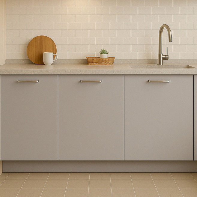 데코리아 현대필름 리폼 접착식시트지 SOLID L, 585라이트그레이, 폭 615mm x 길이 2m