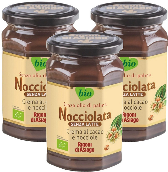 리고니디아시아고 유기농 카카오 헤이즐넛 크림, 250g, 3개