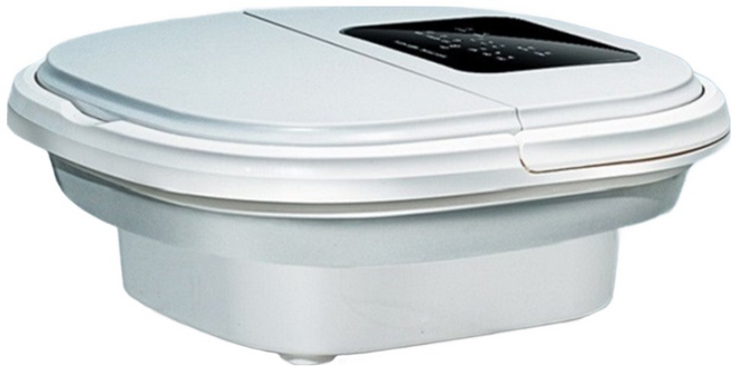 Smart Bearing 智慧魔力 進階遙控款折疊機械按摩恆溫泡腳機(送30包足浴包), ZXQ-777, 白色