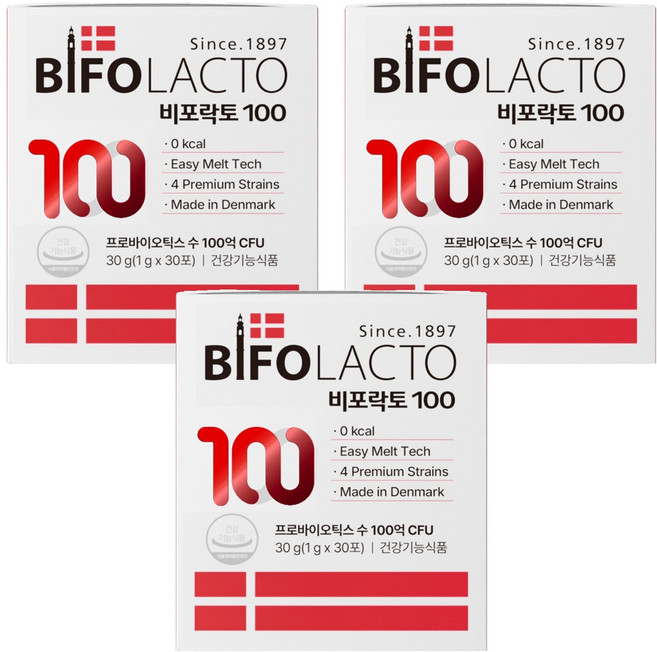 비포락토 100 유산균, 30g, 3개