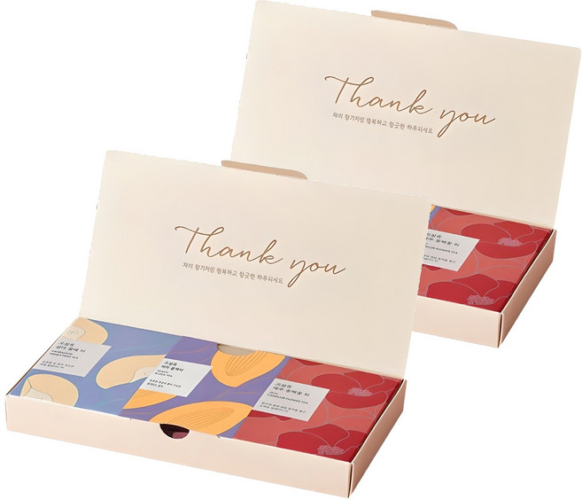 오설록 블루밍 데이 차세트, 삼다 꿀배티 3p + 피치 블랙티 3p + 제주 동백꽃티 3p, 2세트