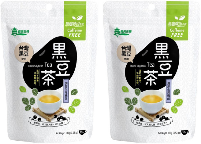 義美生機 台灣黑豆茶, 10g, 10包, 2袋