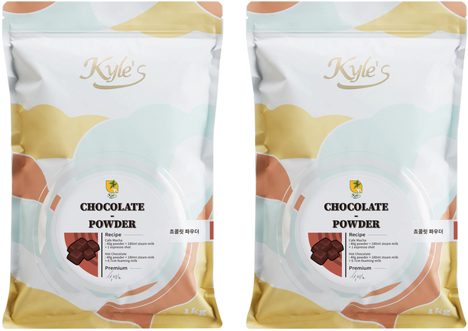 카일스 초콜릿 파우더, 1kg, 2개, 1개입