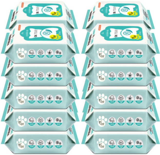 닥터티슈 반려동물 뉴 똥꼬 & 손발 물티슈, 30개입, 20개