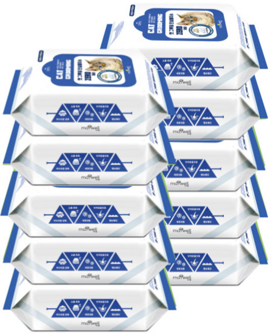 닥터티슈 고양이 그루밍 제로 안심 물티슈, 30개입, 10개