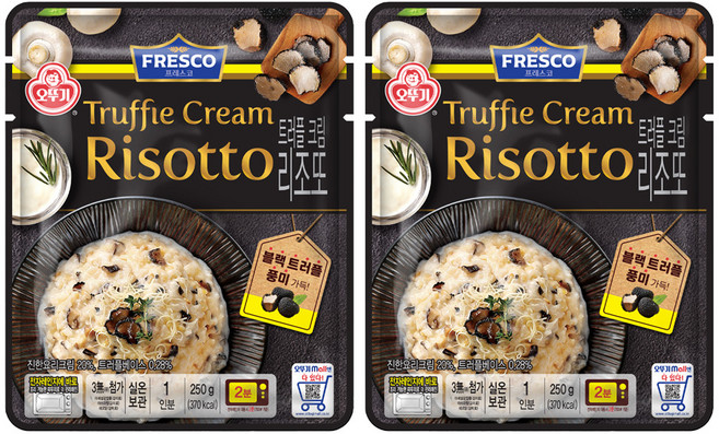오뚜기 프레스코 트러플크림리조또, 2개, 250g