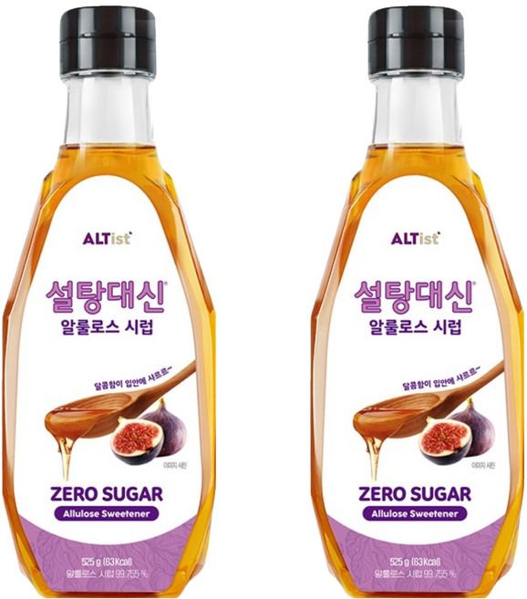 알티스트 설탕대신 알룰로스 시럽, 525g, 2개