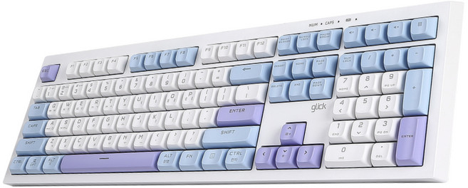 지클릭커 오피스프로 사일런스 M RGB 무소음 유무선 블루투스 108키 키보드, Sky city RC1, WK50, 제조사축