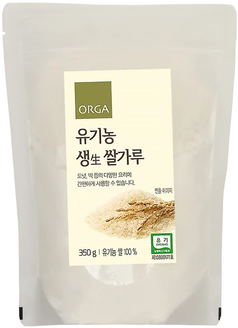 올가홀푸드 올가 유기농 생쌀가루, 350g, 1개 - 쿠팡