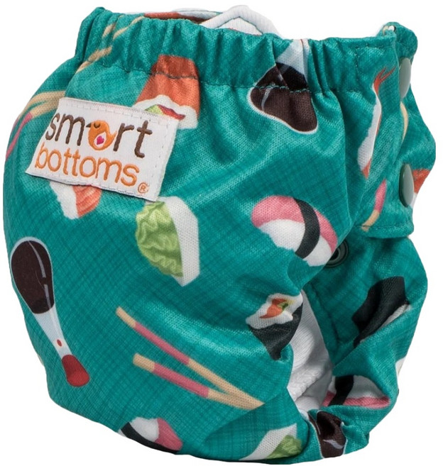 smart bottoms Diaper 2.0 新生兒 布尿布 2.7~7.3 kg, You're My Soy-Mate 藍色, 1件