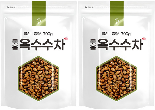 자연초 볶음옥수수차, 700g, 1개입, 2개