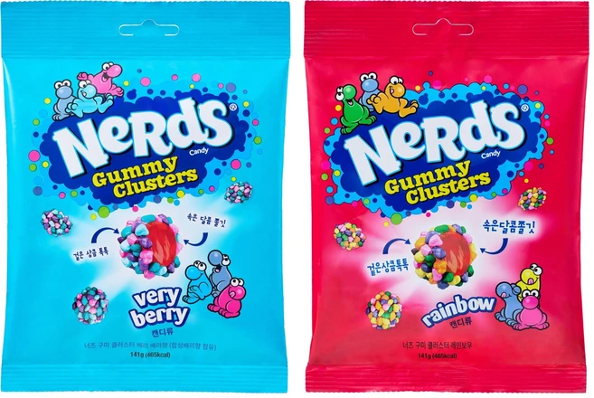 너즈 구미 클러스터 베리베리 141g + 레인보우 141g, 1세트 - 쿠팡