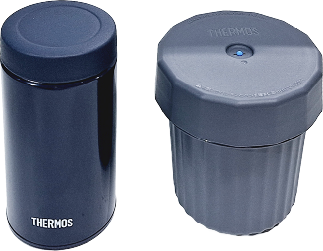 THERMOS 膳魔師 不鏽鋼保溫便當組 JEC-1000-NV, 1組, 藏藍色