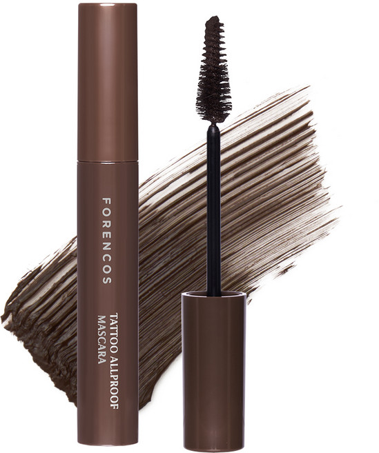 FORENCOS Tattoo 全效防水睫毛膏 8g, 1個, 02深棕色