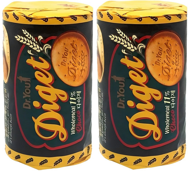 닥터유 다이제 초코, 225g, 2개