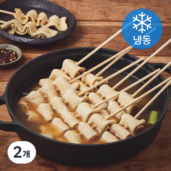 고래주방 꼬치어묵 (냉동), 366g, 2개