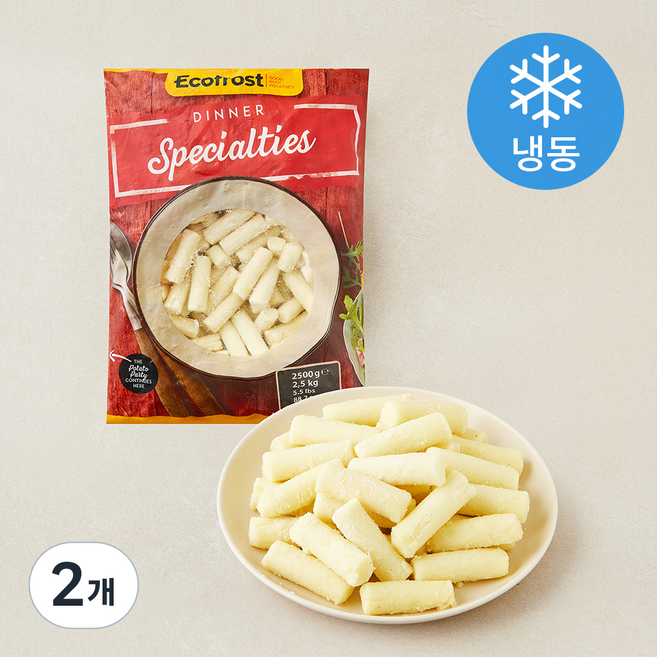 에코프로스트 매쉬드 포테이토 (냉동), 2.5kg, 2개