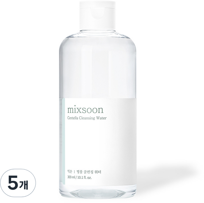 믹순 병풀 클렌징 워터, 300ml, 5개