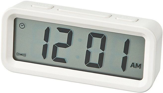 무인양품 디지털 시계 마그넷 타입 4550512851028, 화이트