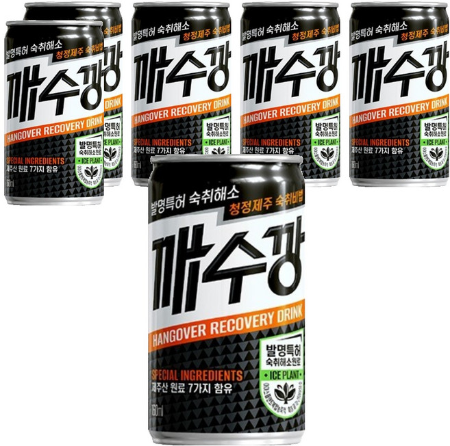 깨수깡, 160ml, 6개