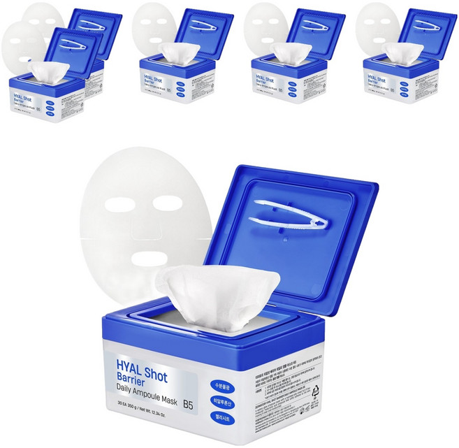 더마토리 히알샷 베리어 데일리 앰플 마스크 B5, 30개입, 6개