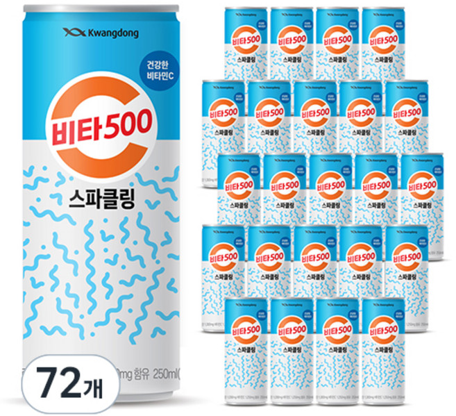 비타500 스파클링, 250ml, 72개
