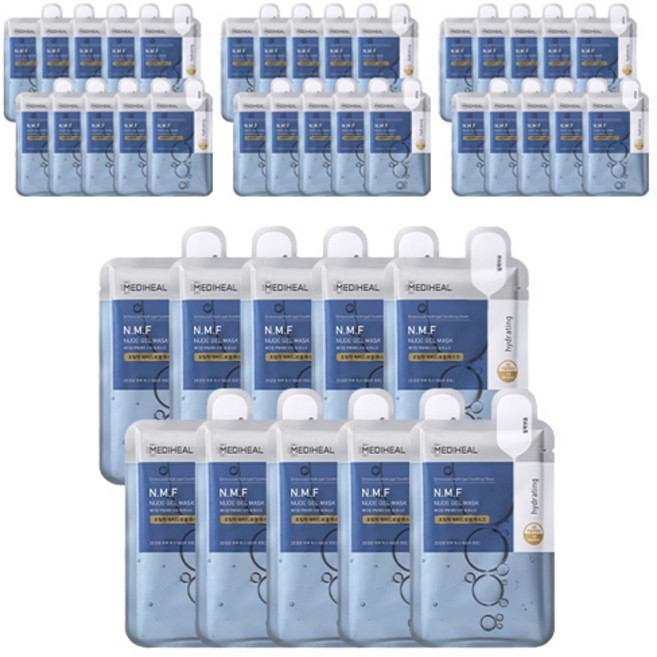 메디힐 엔엠에프 누드 겔 마스크, 10개입, 4개
