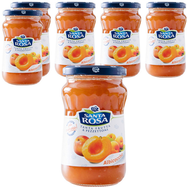발소이아 산타로사 살구잼, 350g, 6개