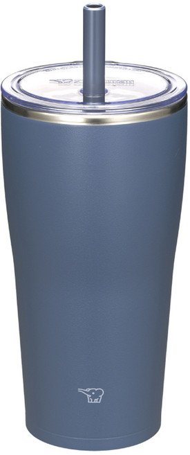 ZOJIRUSHI 象印 不銹鋼真空吸管杯 SX-HA72H-AM, 720ml, 1個, 午夜藍