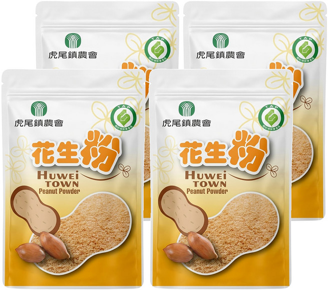 虎尾鎮農會 花生粉, 150g, 4包