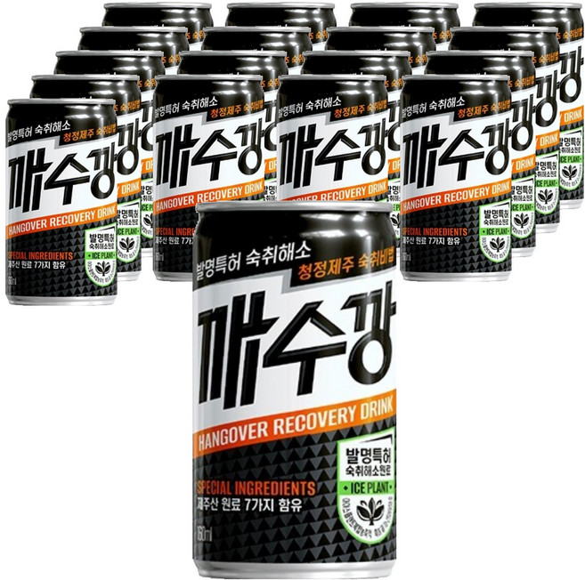 깨수깡, 160ml, 18개