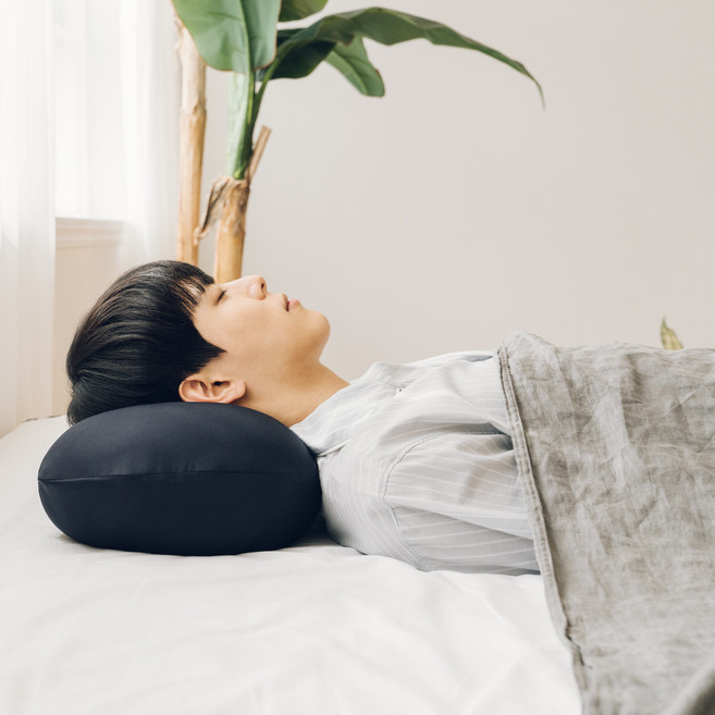 무로 무중력 경추베개 세트, 네이비, 2세트