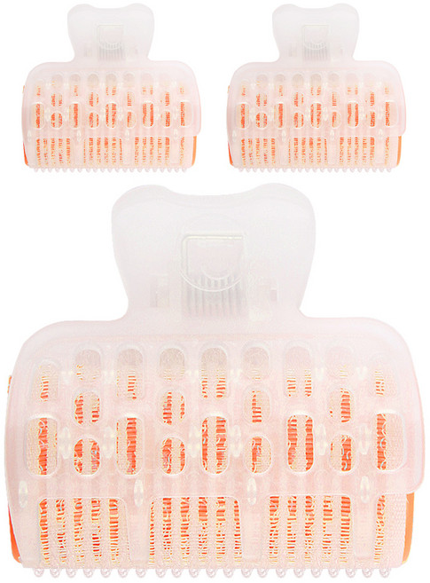 벨로티 국내생산 집게 헤어롤 구르프, 랜덤발송/대형, 3개