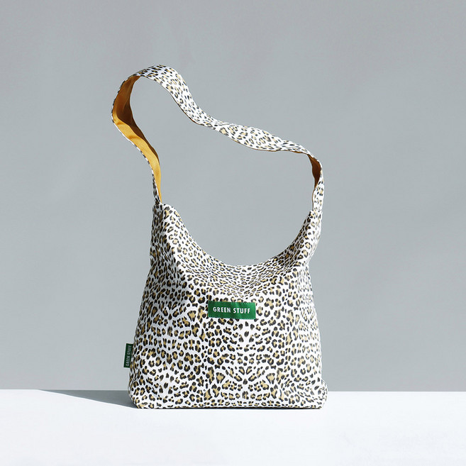 그린스터프 심풀 쇼퍼백 62 호피