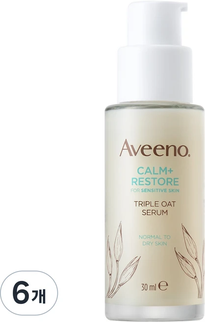 아비노 캄 앤 리스토어 트리플 오트 세럼, 6개, 30ml - 쿠팡