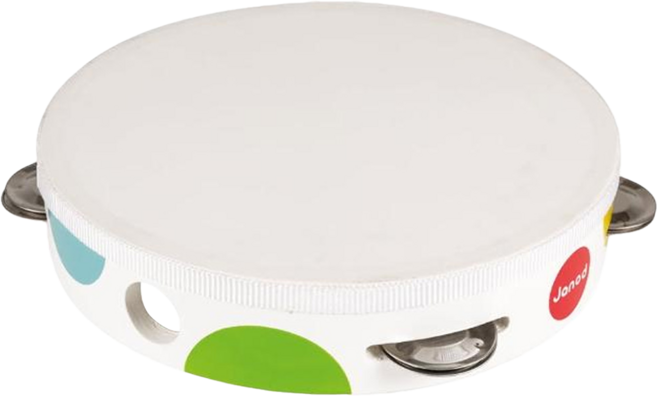 Janod 音樂好好玩 手搖鈴鼓, 1個