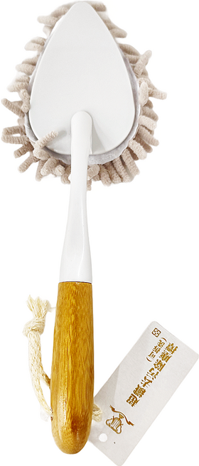 金獎 超纖去污除塵撢 可拆洗, 白色 + 木色, 1個