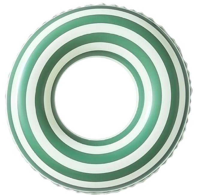 FANCY LIFE 多色充氣泳圈 兒童圓形款, 圓圈綠, 1個