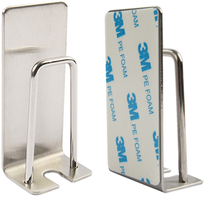 아이메이트 스테인레스 칫솔 컵걸이 2종, 1세트