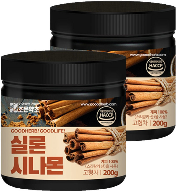 조은약초 실론 시나몬, 200g, 2개