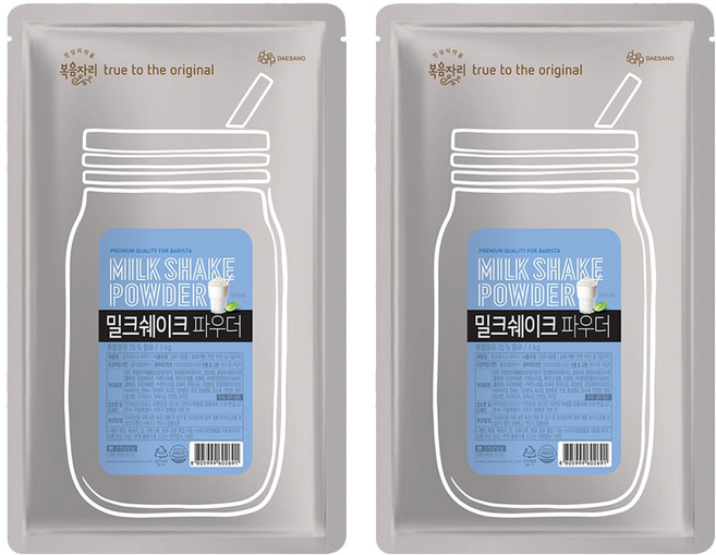 복음자리 밀크쉐이크 파우더, 1kg, 1개입, 2개