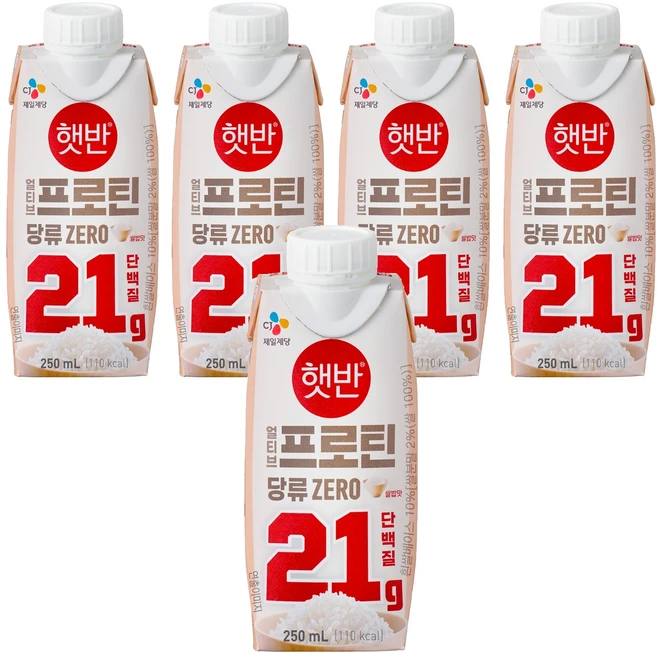 얼티브 프로틴 쌀밥맛, 250ml, 5개 - 쿠팡