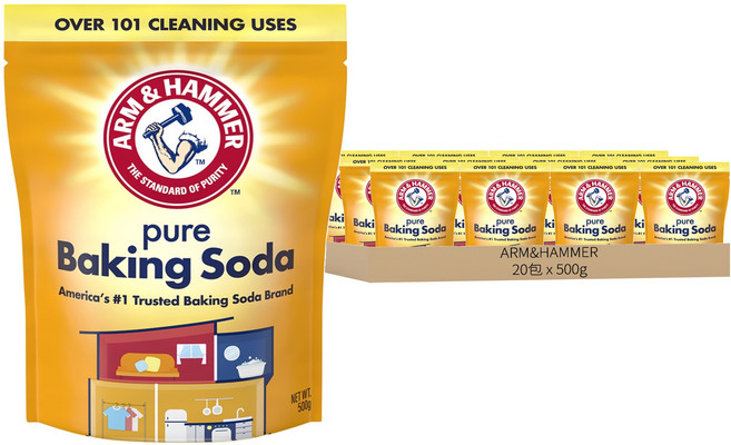 ARM&HAMMER 小蘇打粉, 500g, 20包