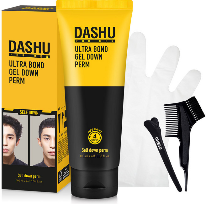 다슈 포맨 울트라 본드 젤 다운펌 세트 억센모발용, 100ml, 1개