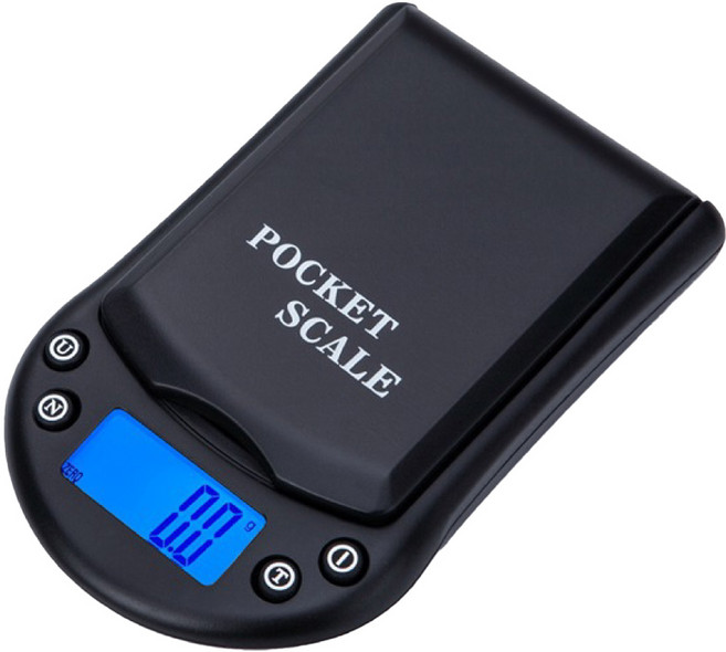 翻蓋保護高精度微量秤, 200g, Black