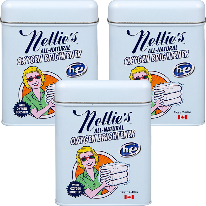 넬리 소다 산소 표백제 블루, 1kg, 3개