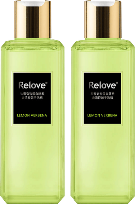 Relove 私密衣物蛋白酵素去漬手洗精 青檸馬鞭草, 220ml, 2瓶